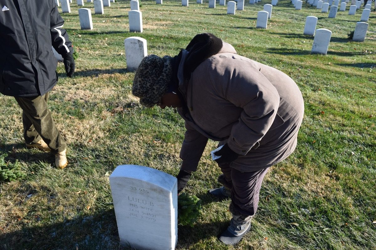 Washington DC Chapter members among wreath laying crowds